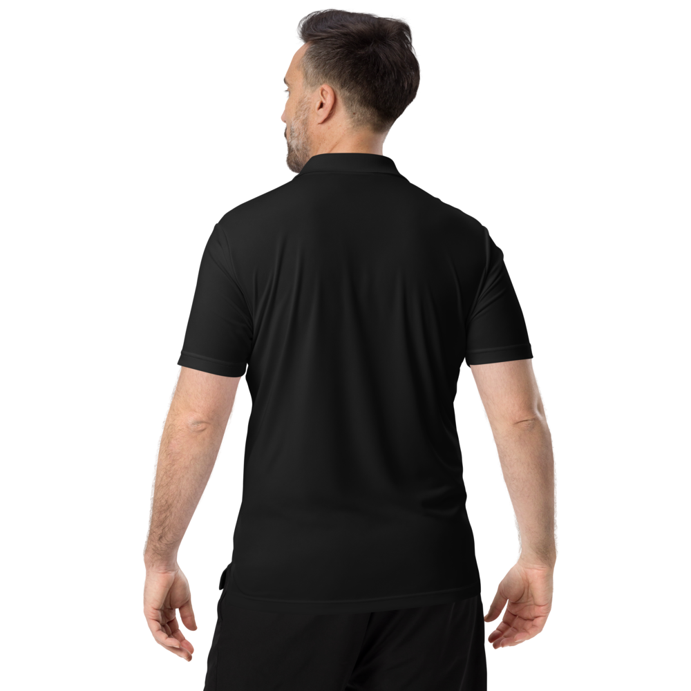 Straight To Business - Men's Adidas Performance Polo Shirt (Black)