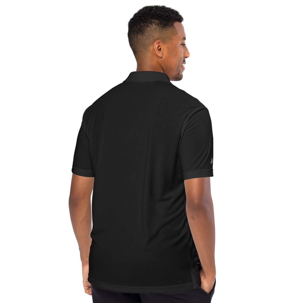Straight To Business - Men's Adidas Performance Polo Shirt (Black)