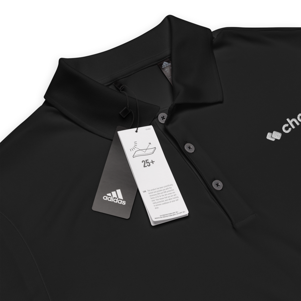 Straight To Business - Men's Adidas Performance Polo Shirt (Black)