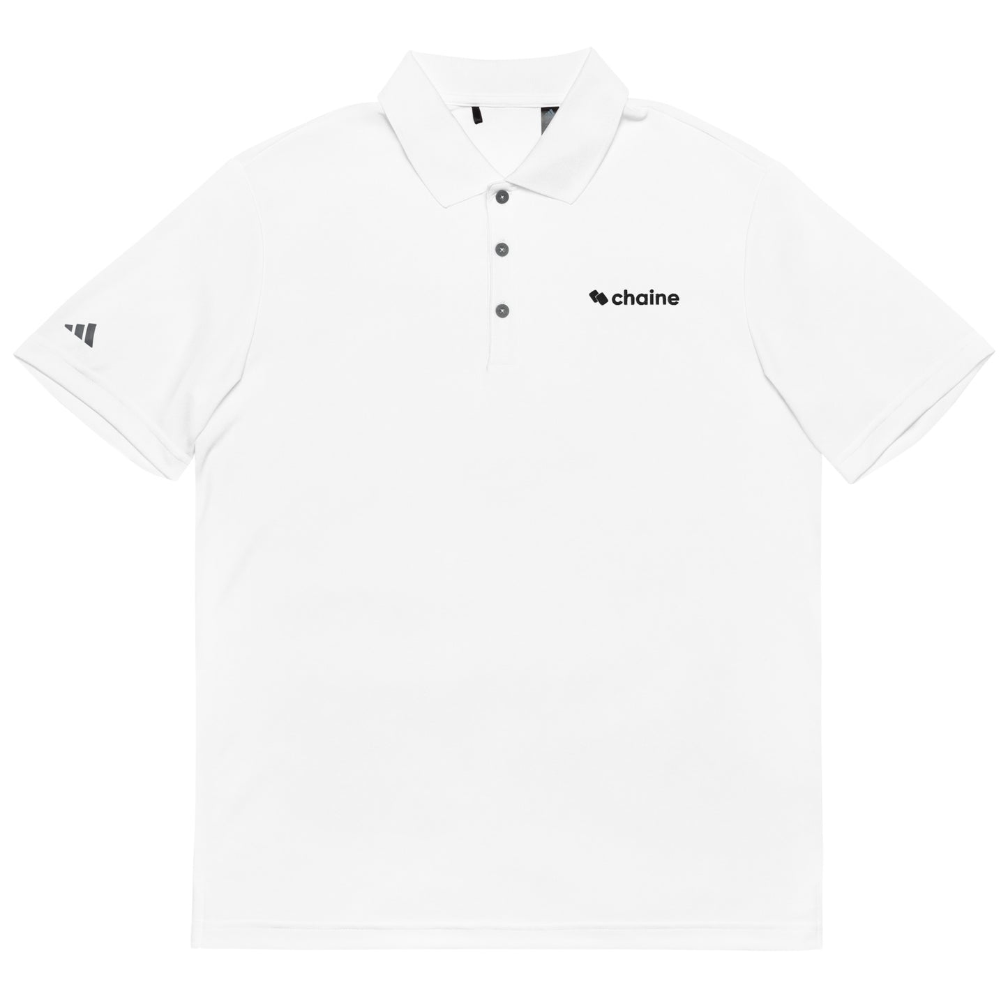 Straight To Business - Men's Adidas Performance Polo Shirt (White)