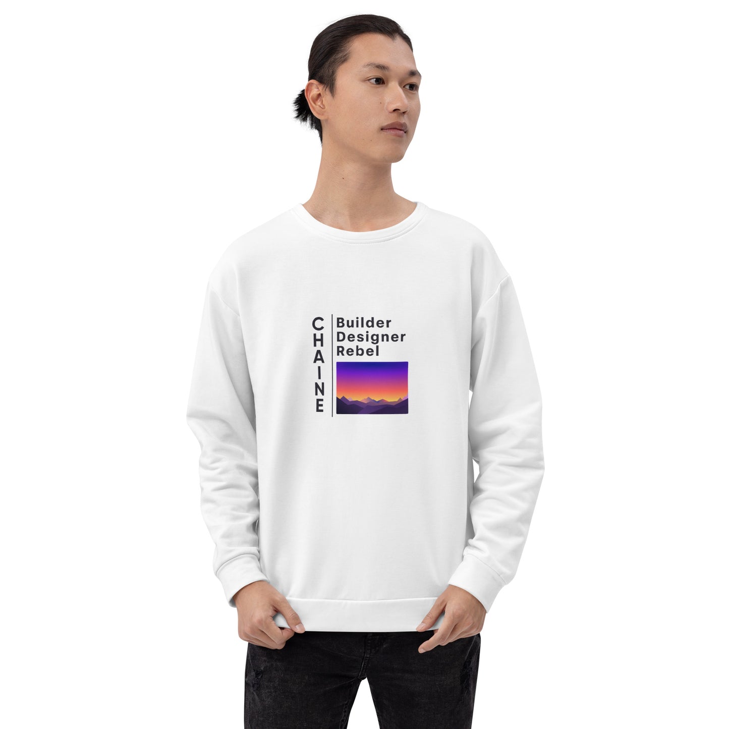 Builder, Designer, Rebel - Unisex Eco Sweatshirt