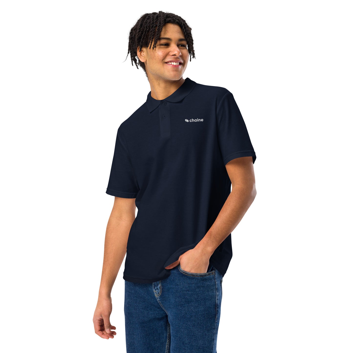 Straight to Business - Unisex pique polo shirt